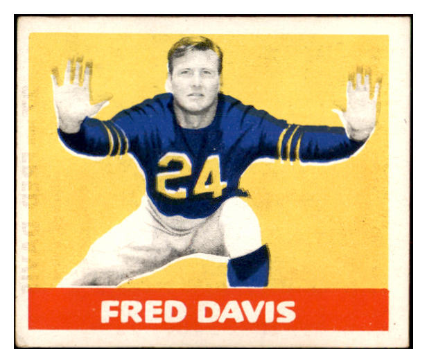 1948 Leaf Football #027 Fred Davis Bears EX 537319