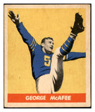 1949 Leaf Football #041 George McAfee Bears EX-MT 537331