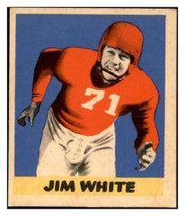 1949 Leaf Football #039 Jim White Giants EX-MT 537346