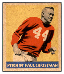 1949 Leaf Football #019 Paul Christman Cardinals EX-MT 537348