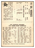 1961 Bell Brand #014 Gil Hodges Dodgers VG-EX 537363