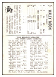 1962 Bell Brand #009 Wally Moon Dodgers EX 537365