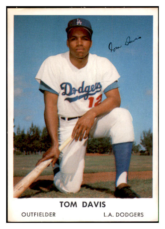 1962 Bell Brand #012 Tommy Davis Dodgers VG-EX 537366