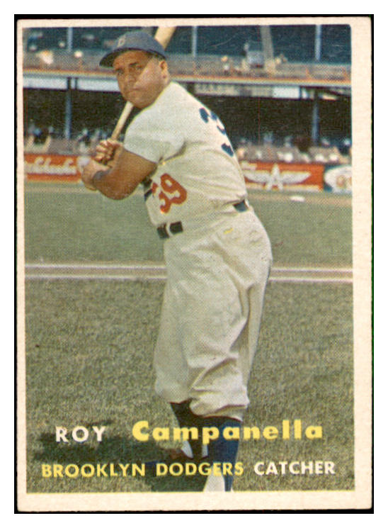 1957 Topps Baseball #210 Roy Campanella Dodgers EX-MT 537368