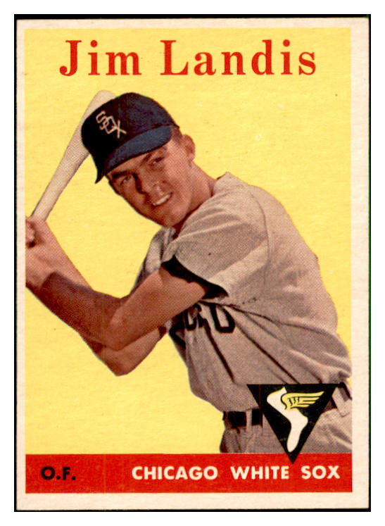 1958 Topps Baseball #108 Jim Landis White Sox EX-MT 537371