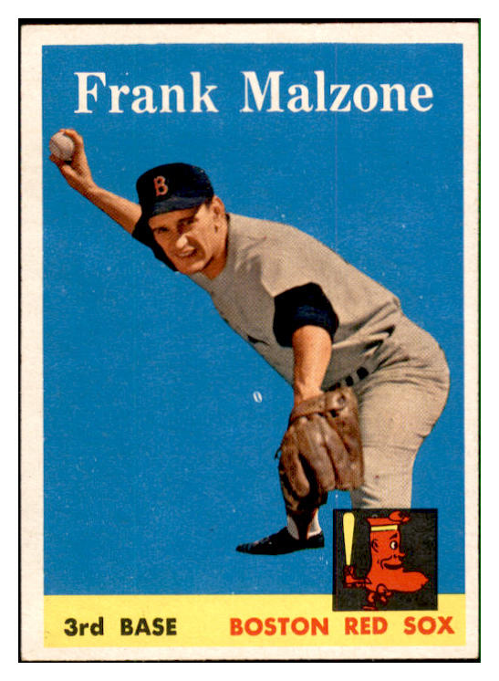 1958 Topps Baseball #260 Frank Malzone Red Sox EX-MT 537372