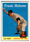 1958 Topps Baseball #260 Frank Malzone Red Sox EX-MT 537372
