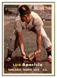 1957 Topps Baseball #007 Luis Aparicio White Sox EX-MT 537374