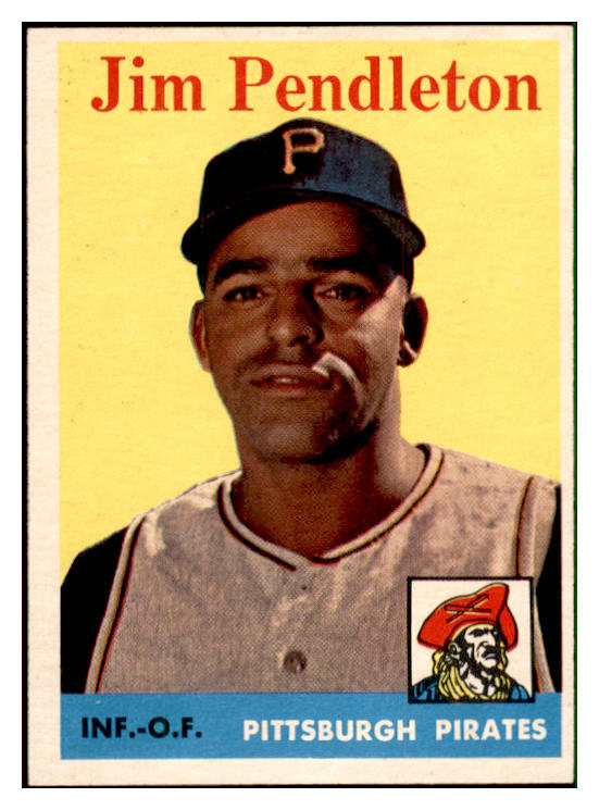 1958 Topps Baseball #104 Jim Pendleton Pirates EX-MT 537376