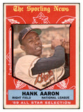 1959 Topps Baseball #561 Hank Aaron A.S. Braves VG-EX 537384