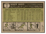 1961 Topps Baseball #002 Roger Maris Yankees EX-MT 537390