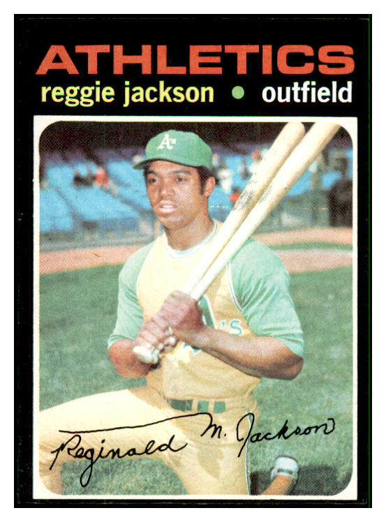 1971 Topps Baseball #020 Reggie Jackson A's EX-MT 537395