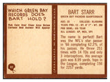 1967 Philadelphia Football #082 Bart Starr Packers Fair 537398