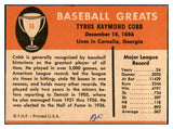 1961 Fleer Baseball #014 Ty Cobb Tigers Good 537400