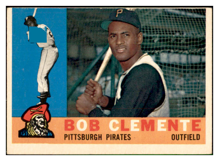1960 Topps Baseball #326 Roberto Clemente Pirates VG 537401