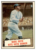 1961 Topps Baseball #401 Babe Ruth Yankees VG-EX 537402