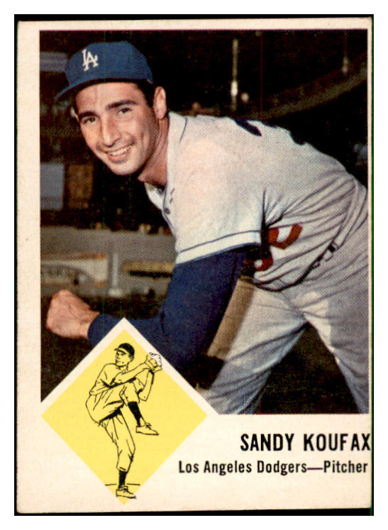 1963 Fleer Baseball #042 Sandy Koufax Dodgers VG-EX 537403