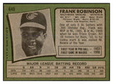 1971 Topps Baseball #640 Frank Robinson Orioles EX-MT 537409