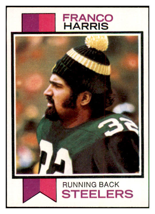 1973 Topps Football #089 Franco Harris Steelers EX-MT/NR-MT 537412