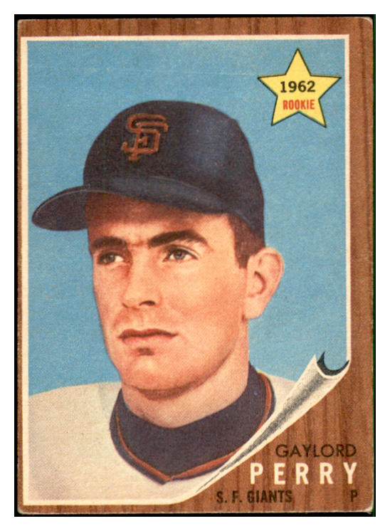 1962 Topps Baseball #199 Gaylord Perry Giants VG-EX 537414