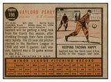 1962 Topps Baseball #199 Gaylord Perry Giants VG-EX 537415