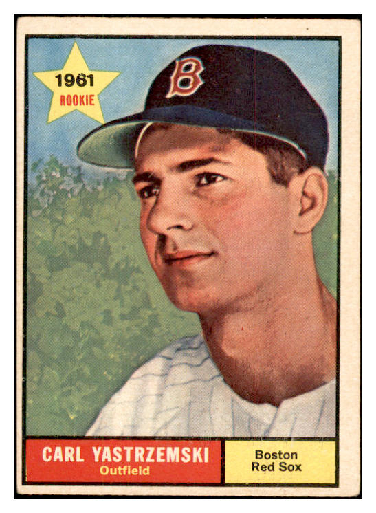 1961 Topps Baseball #287 Carl Yastrzemski Red Sox VG-EX 537417