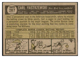 1961 Topps Baseball #287 Carl Yastrzemski Red Sox VG-EX 537417