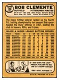 1968 Topps Baseball #150 Roberto Clemente Pirates VG 537423