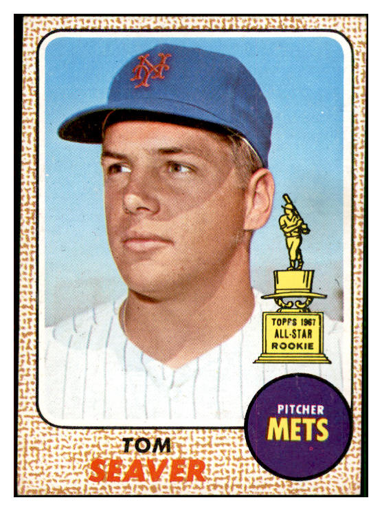 1968 Topps Baseball #045 Tom Seaver Mets EX-MT 537424