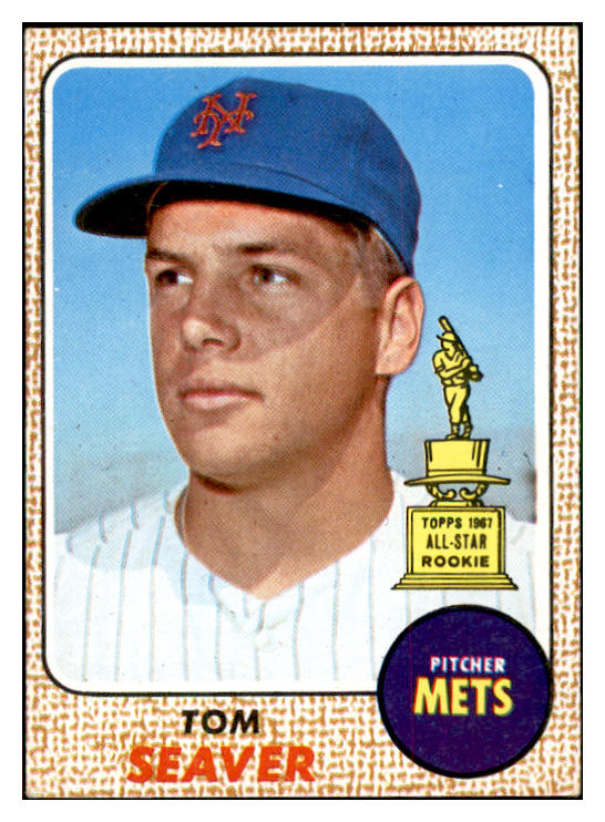 1968 Topps Baseball #045 Tom Seaver Mets EX-MT 537425