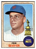 1968 Topps Baseball #045 Tom Seaver Mets VG 537426