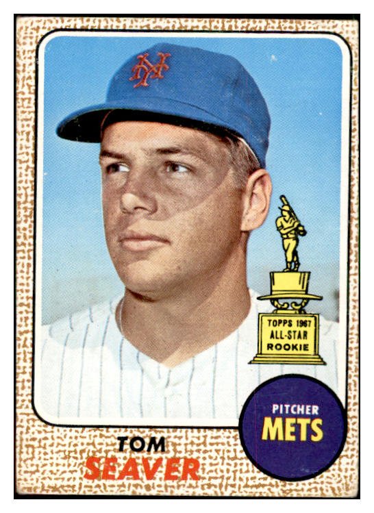1968 Topps Baseball #045 Tom Seaver Mets VG-EX 537428