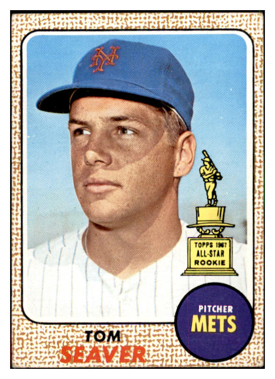 1968 Topps Baseball #045 Tom Seaver Mets VG-EX 537429