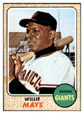 1968 Topps Baseball #050 Willie Mays Giants VG-EX 537430