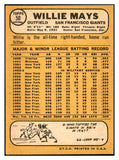 1968 Topps Baseball #050 Willie Mays Giants VG-EX 537430
