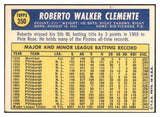 1970 Topps Baseball #350 Roberto Clemente Pirates VG-EX 537433