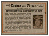 1972 Topps Baseball #434 Johnny Bench IA Reds EX 537438