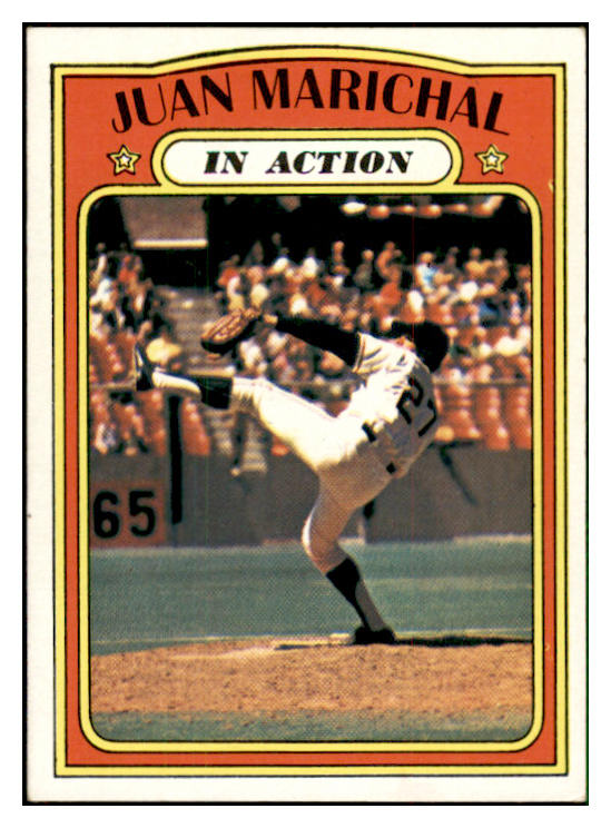 1972 Topps Baseball #568 Juan Marichal IA Giants EX-MT 537439