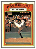 1972 Topps Baseball #568 Juan Marichal IA Giants EX-MT 537439