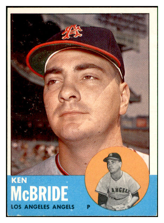 1963 Topps Baseball #510 Ken McBride Angels VG-EX 537445