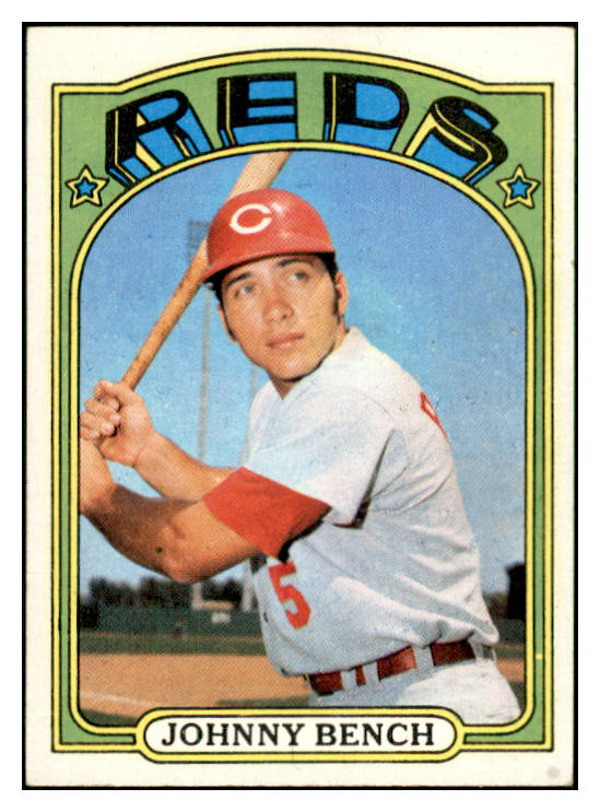 1972 Topps Baseball #433 Johnny Bench Reds EX-MT 537448