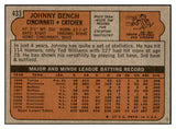 1972 Topps Baseball #433 Johnny Bench Reds EX-MT 537448