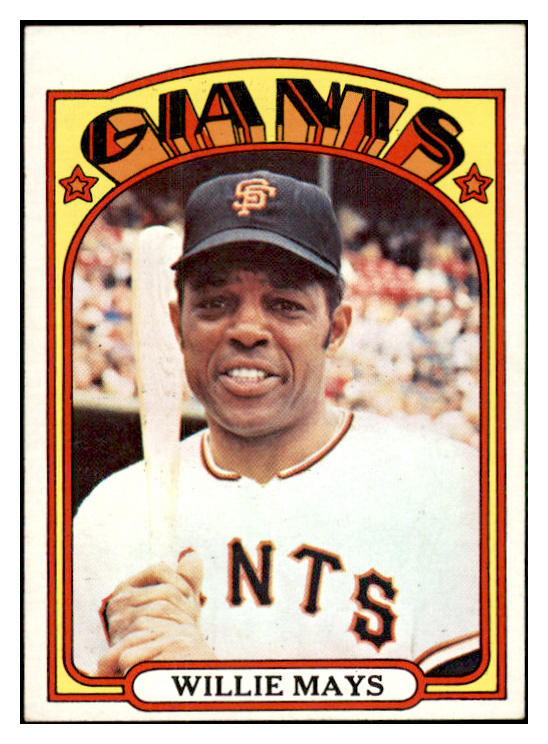 1972 Topps Baseball #049 Willie Mays Giants EX-MT 537449