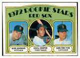 1972 Topps Baseball #079 Carlton Fisk Red Sox EX-MT 537450