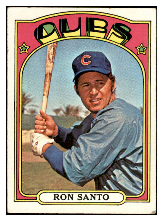 1972 Topps Baseball #555 Ron Santo Cubs VG-EX 537456