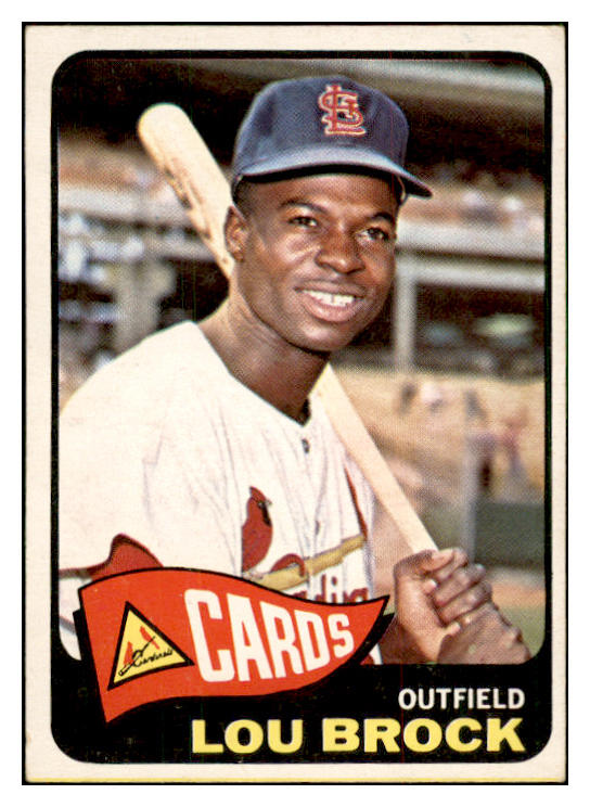 1965 Topps Baseball #540 Lou Brock Cardinals EX-MT 537463