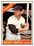 1966 Topps Baseball #050 Mickey Mantle Yankees VG 537472