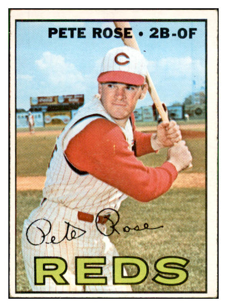 1967 Topps Baseball #430 Pete Rose Reds EX-MT 537475
