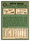 1967 Topps Baseball #430 Pete Rose Reds EX-MT 537475
