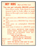 1960 Lake To Lake Johnny Logan Braves NR-MT 537481